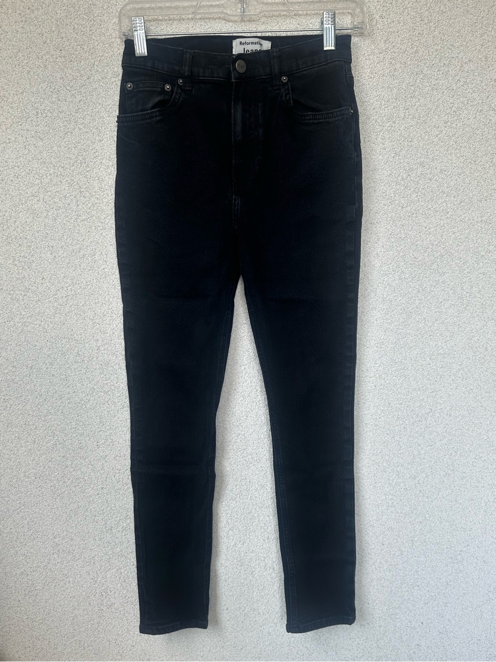 Reformation Jeans Women’s Black High Rise Skinny Jeans Size 27